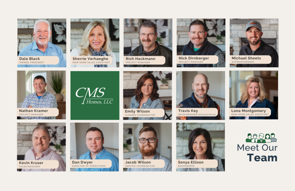 Collage of the CMS team